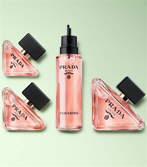 hoe much spray prada prrfume|prada paradoxe refillable bottle.